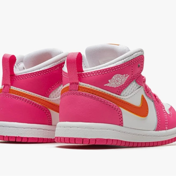 Jordan Toddler 1 Mid TD DX3239 681 Pinksicle - Size 8C - Picture 4 of 8